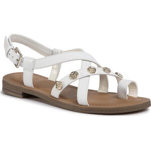 Sandály Guess Giorgie FL6GIE LEA03 WHITE