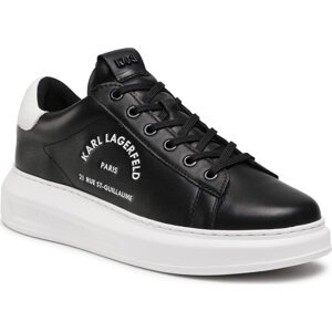 Sneakersy KARL LAGERFELD KL52538 Black Lthr