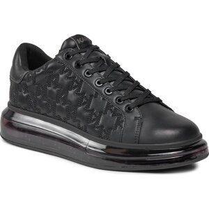 Sneakersy KARL LAGERFELD KL52624 Black Lthr/Mono 00X