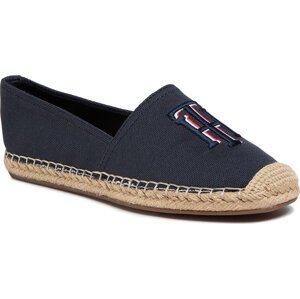 Espadrilky Tommy Hilfiger Nautical Th Basic Espadrille FW0FW04750 Tmavomodrá