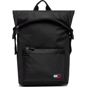 Batoh Tommy Jeans Tjm Daily Rolltop Backpack AM0AM11965 Black BDS