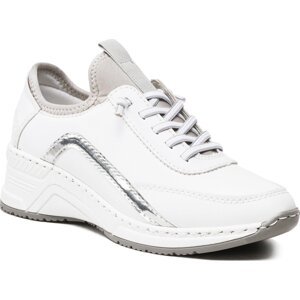 Sneakersy Rieker N4351-80 Weiss