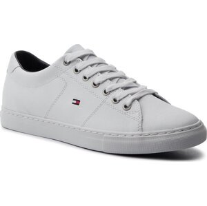 Sneakersy Tommy Hilfiger Essential Leather Sneaker FM0FM02157 White 100