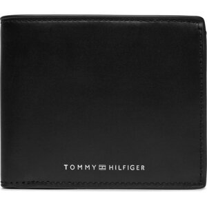 Velká pánská peněženka Tommy Hilfiger Th Spw Leather Cc And Coin AM0AM11871 Černá