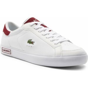 Sneakersy Lacoste Powercourt 746SMA0018 Wht/Burg 2G1