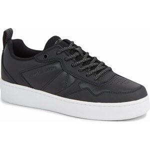 Sneakersy Calvin Klein Jeans Basket Cupsole Laceu YW0YW01050 Black/Lavender Aura BEH