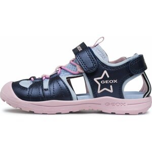 Sandály Geox J Vaniett Girl J256AB0AJ15C0694 S Navy/Pink