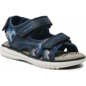 Sandály Geox J Sandal Maratea Boy J15DRD01404C0693 S Navy/Lt Blue