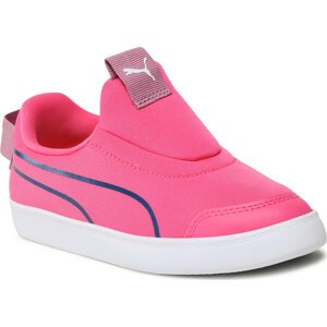 Sneakersy Puma Courtflex v2 Slip On Ps 374858 12 Sunset Pink/Sodalite Blue