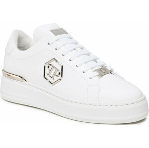 Sneakersy PHILIPP PLEIN Leather Lo-Top Sneaker FABS USC0379 PLE075N White 01