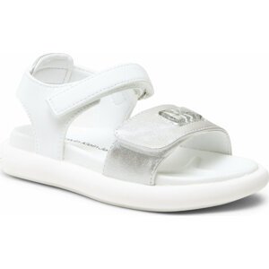 Sandály Calvin Klein Jeans Velcro Sandal V3A2-80496-1598 S Silver/White X059