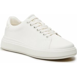 Sneakersy Calvin Klein Raides Cupsole Lace Up - Satin HW0HW01426 Marshmallow YBJ