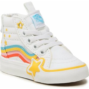 Sneakersy Vans Sk8-Hi Zip Rainbow Star VN000BVNAHP1 True White/Multi