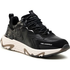 Sneakersy KARL LAGERFELD KL52420 Black Lthr