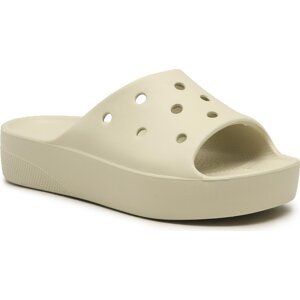 Nazouváky Crocs Classic Platform Slide 208180 Bone