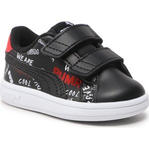 Sneakersy Puma Smash V2 Brand LoveVlnf 389761 02 Puma Black/White/Red