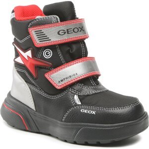 Sněhule Geox J Sveggen B. B Abx C J267UC 0FUFE C0048 S Black/Red