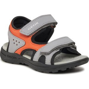 Sandály Geox J Vaniett Boy J455XC 015CE C0036 M Grey/Orange