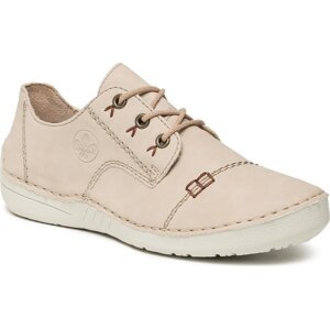 Polobotky Rieker 52520-62 Beige