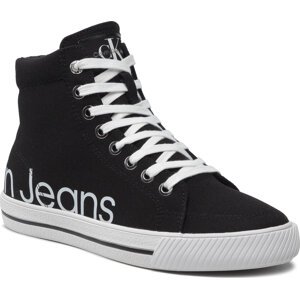 Sneakersy Calvin Klein Jeans Retro Volcanized Mid 2 YW0YW00484 Black BDS