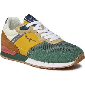 Sneakersy Pepe Jeans London Urban B PBS40002 Khaki Green 765