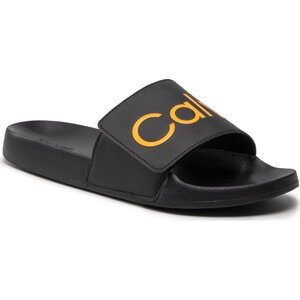 Nazouváky Calvin Klein Jeans Pool Slide Adj HM0HM00454 Black/Ornge Flash 0GX