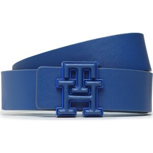 Dámský pásek Tommy Hilfiger Th Logo Lux 3.5 AW0AW15098 Modrá