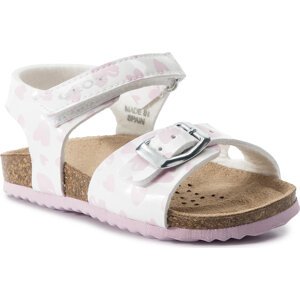 Sandály Geox B Sand.Chalki G. A B922RA 000HH C0406 S White/Pink