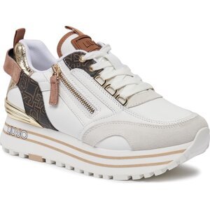 Sneakersy Liu Jo Maxi Wonder 72 BA4057 PX454 Off White/Brown S3179