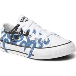 Plátěnky Converse Ctas Ox 372730C White/Dk Marina Blue/Black