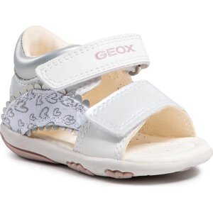 Sandály Geox B S. Nicely A B1538A 010AJ C0007 White/Silver