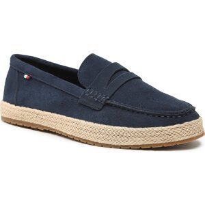 Espadrilky Tommy Hilfiger Th Resort Classic Suede FM0FM04453 Desert Sky DW5