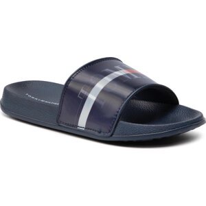 Nazouváky Tommy Hilfiger Holographic Pool Slide T3B0-32276-1172 S Blue 800