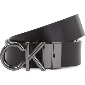 Pánský pásek Calvin Klein Gs 2 Buckles 1 Strap Belt Set K50K511027 Černá