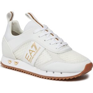 Sneakersy EA7 Emporio Armani X8X027 XK050 T603 Trip. Wht+Gold+Honey