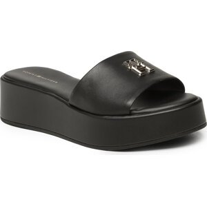 Nazouváky Tommy Hilfiger Th Slip On Sandal Flatform FW0FW07243 Black BDS