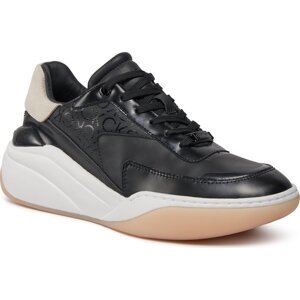 Sneakersy Calvin Klein Wedge Lace Up Epi Mono HW0HW01899 0GN