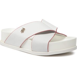 Nazouváky Tommy Hilfiger Modern Th Flatform Sandal FW0FW06294 Ecru YBL