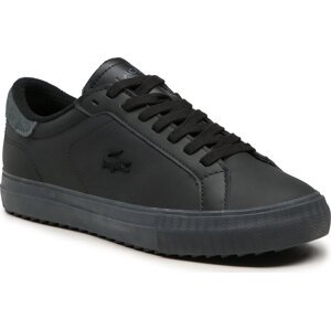 Sneakersy Lacoste Powercourt Wntr 222 1 7-44SMA0027237 Blk/Dk Grey