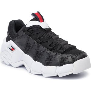 Sneakersy Tommy Jeans Wmns Heritage Chunky Sneaker EN0EN00669 Black BDS