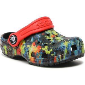 Nazouváky Crocs Classic Tie Dye Graphic Clog T 206994 Turq Tonic/Multi