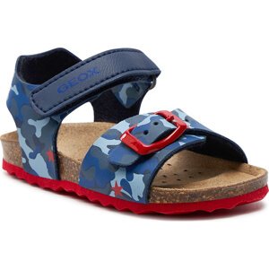 Sandály Geox B Sandal Chalki Boy B922QA 00454 C0735 M Navy/Red