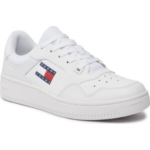 Sneakersy Tommy Jeans Tjw Retro Basket Ess EN0EN02505 White YBS