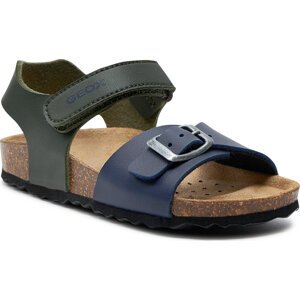 Sandály Geox B Sandal Chalki Boy B922QA 000BC C3024 S Dk Green/Navy