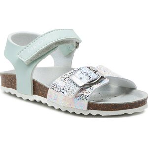 Sandály Geox J Adriel Girl J028MC 0BCBL C3B1Z M Watersea/White