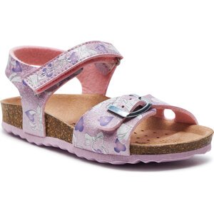 Sandály Geox J Adriel Girl J028MC 000QD C8842 M Pink/Lilac