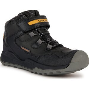 Kotníková obuv Geox J Teram Boy B Abx J16AEA 0MEFU C9241 S Black/Dk Yellow