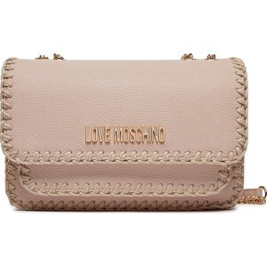 Kabelka LOVE MOSCHINO JC4104PP1ILJ160A Cipria Handstitch Ecru