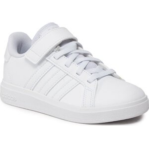 Boty adidas Grand Court 2.0 El K FZ6160 Ftwwht/Ftwwht/Greone