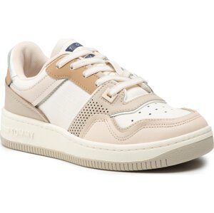 Sneakersy Tommy Jeans Elevated Basket Wmn EN0EN01734 Savannah Sand ACM